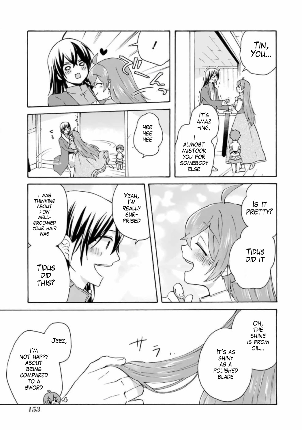 Tada Shiawasena Isekai Kazoku Seikatsu Chapter 13 page 22 - Chapter 13: Is hair the most important thing after life?