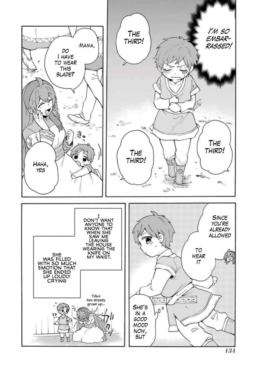 Tada Shiawasena Isekai Kazoku Seikatsu Chapter 13 page 3 - Chapter 13: Is hair the most important thing after life?