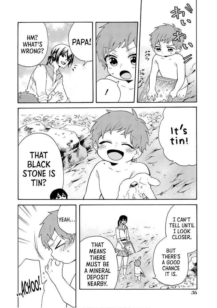 Tada Shiawasena Isekai Kazoku Seikatsu Chapter 15 page 7 - Chapter 15: Metal Survey!