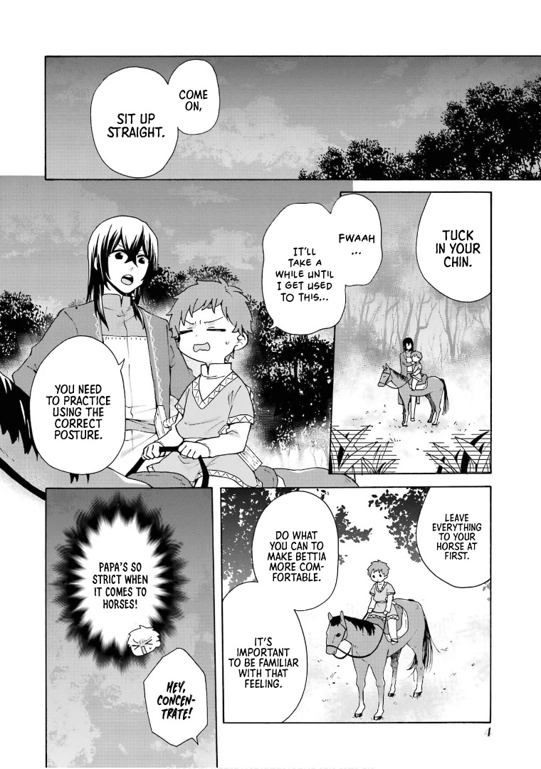 Tada Shiawasena Isekai Kazoku Seikatsu Chapter 21 page 8 - Chapter 21: I want to spend time with my Horse!