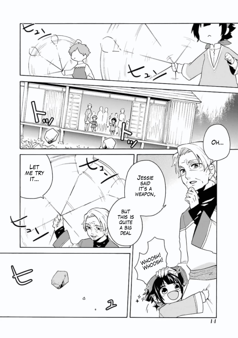 Tada Shiawasena Isekai Kazoku Seikatsu Chapter 7 page 13 - Chapter 7: I want to make a weapon that can protect everyone!!