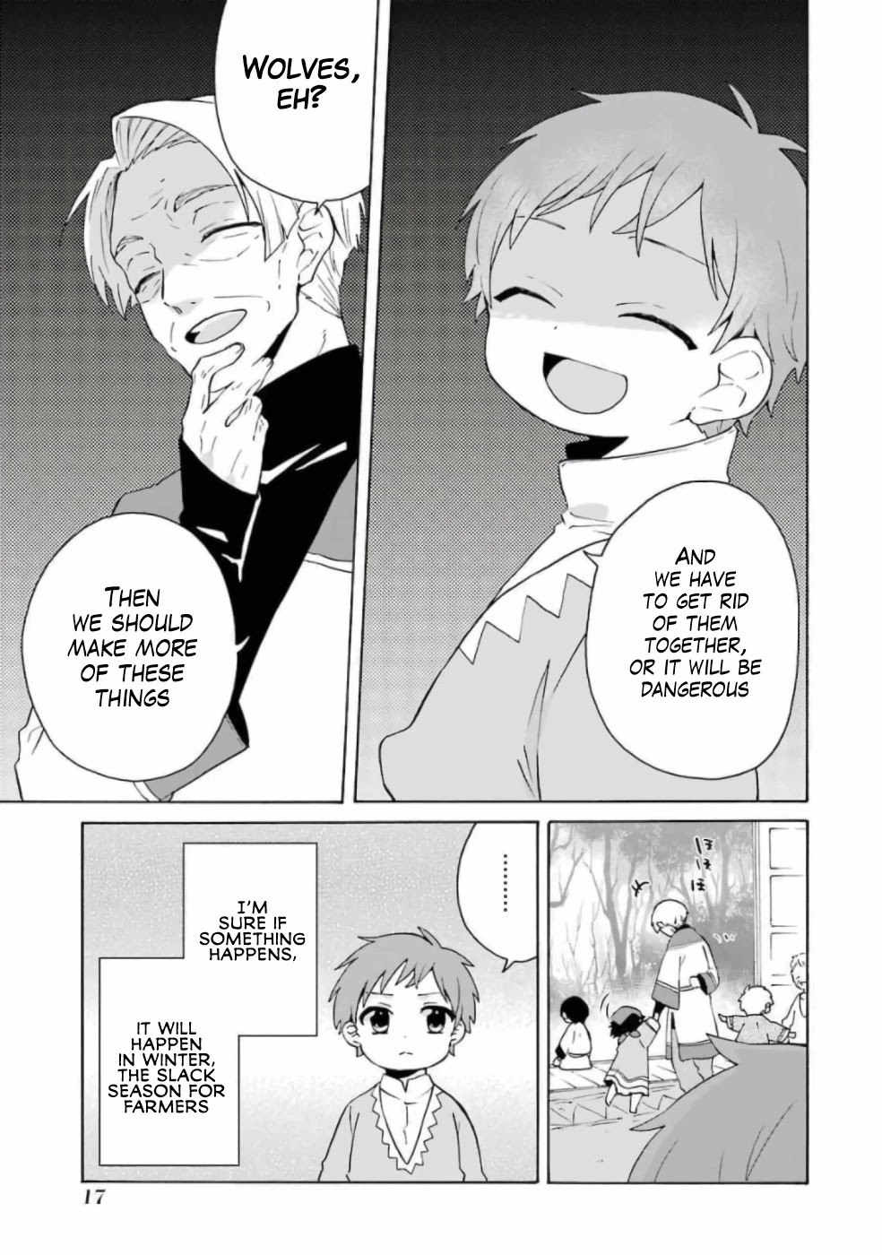 Tada Shiawasena Isekai Kazoku Seikatsu Chapter 7 page 16 - Chapter 7: I want to make a weapon that can protect everyone!!