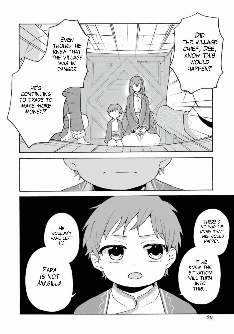 Tada Shiawasena Isekai Kazoku Seikatsu Chapter 7 page 19 - Chapter 7: I want to make a weapon that can protect everyone!!