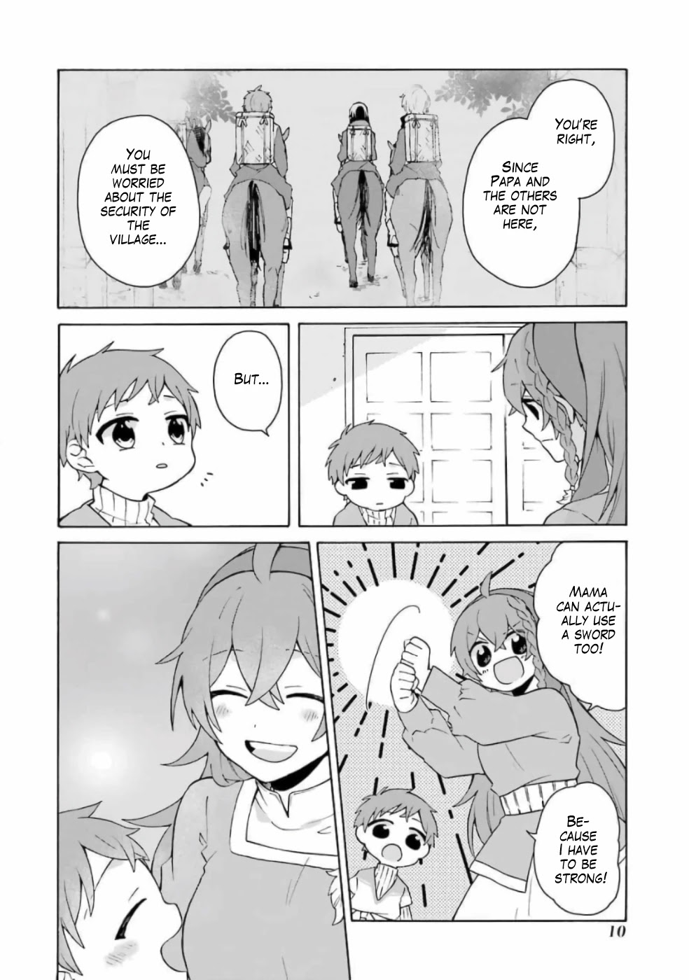 Tada Shiawasena Isekai Kazoku Seikatsu Chapter 7 page 9 - Chapter 7: I want to make a weapon that can protect everyone!!