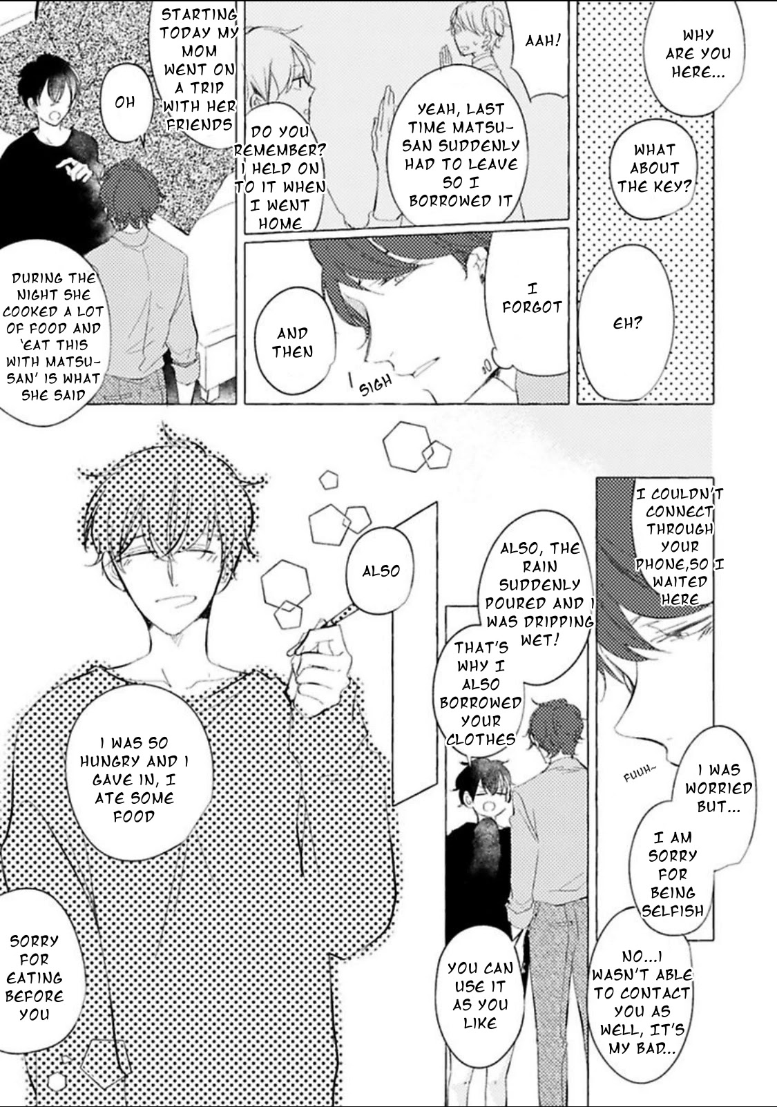 Tadaima, Okaeri Chapter 4.4 page 12 - Vol.4 Chapter 4: Koi no Hana (Renta JP Special)