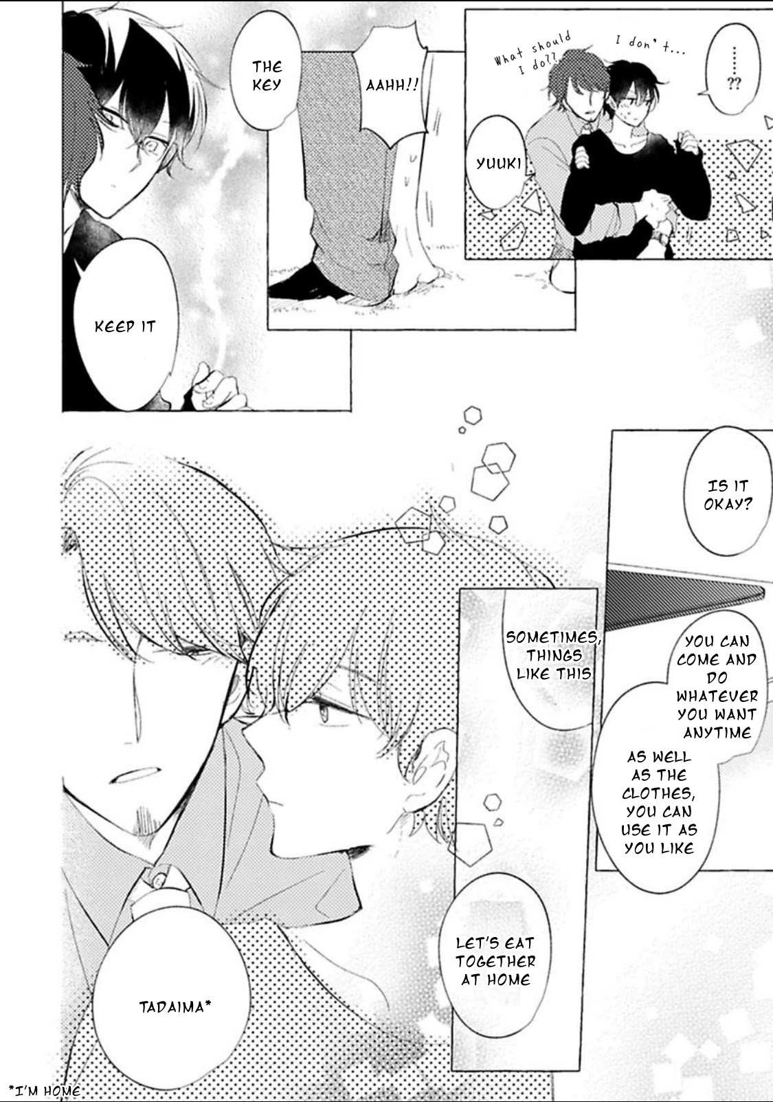 Tadaima, Okaeri Chapter 4.4 page 15 - Vol.4 Chapter 4: Koi no Hana (Renta JP Special)