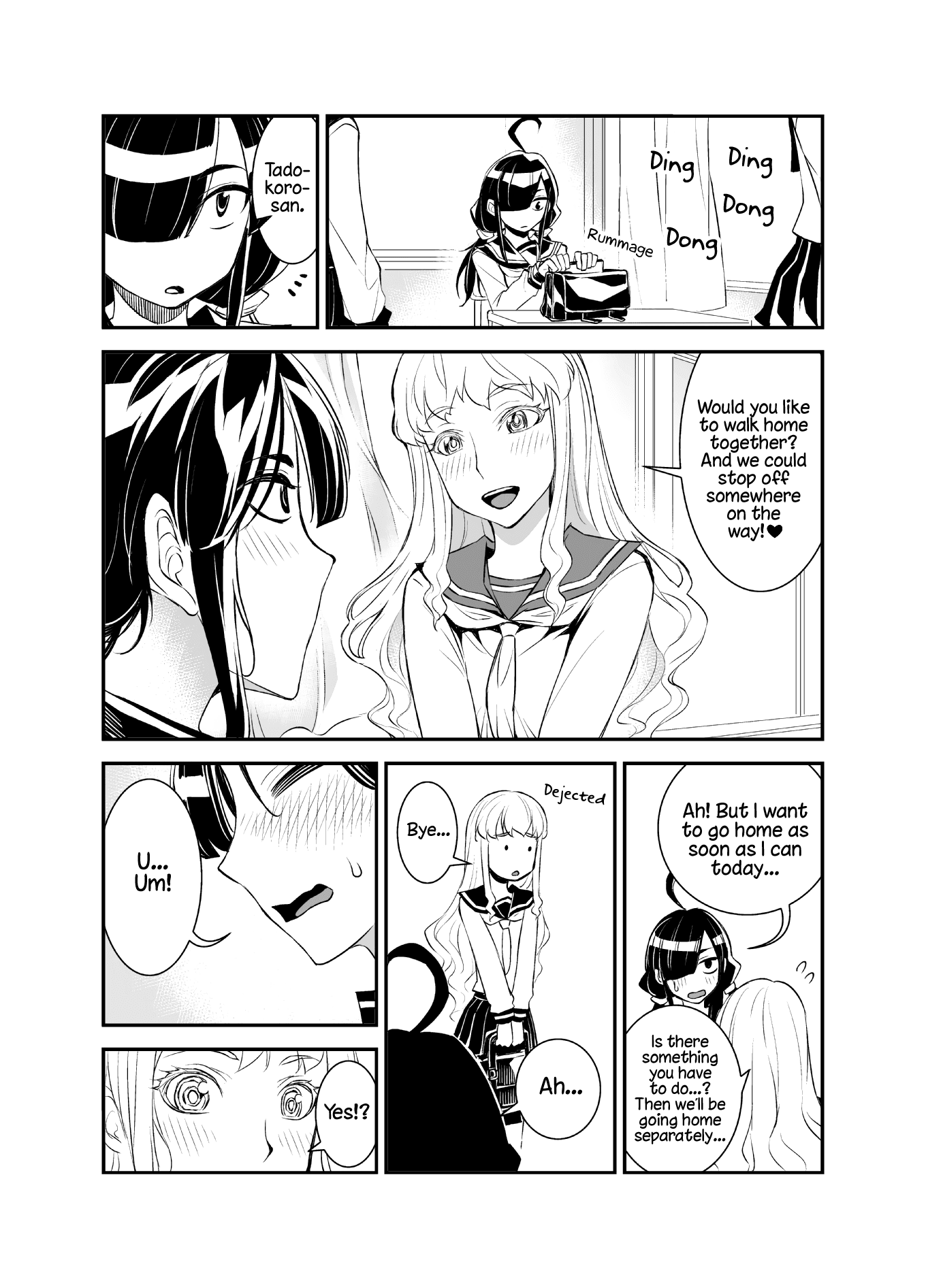 Tadokoro-san (Web Comic) Chapter 26 page 1 - Chapter 26