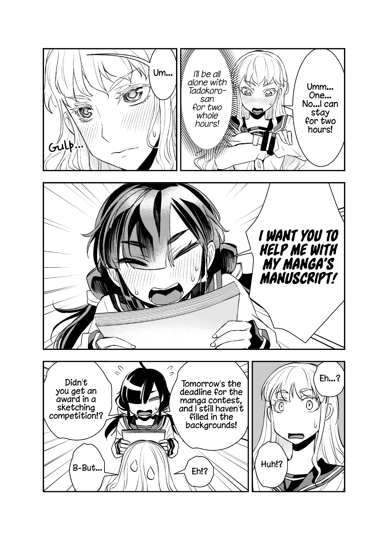 Tadokoro-san (Web Comic) Chapter 28 page 1 - Chapter 28