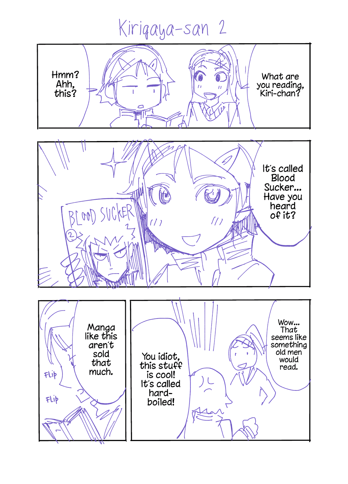 Tadokoro-san (Web Comic) Chapter 47.5 page 1 - Chapter 47.5: Kirigaya-san 2
