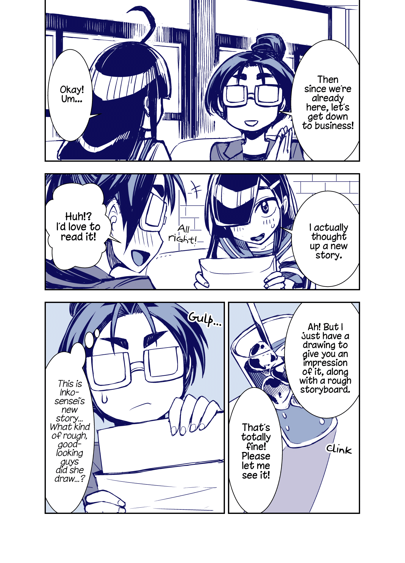 Tadokoro-san (Web Comic) Chapter 72 page 1 - Chapter 72