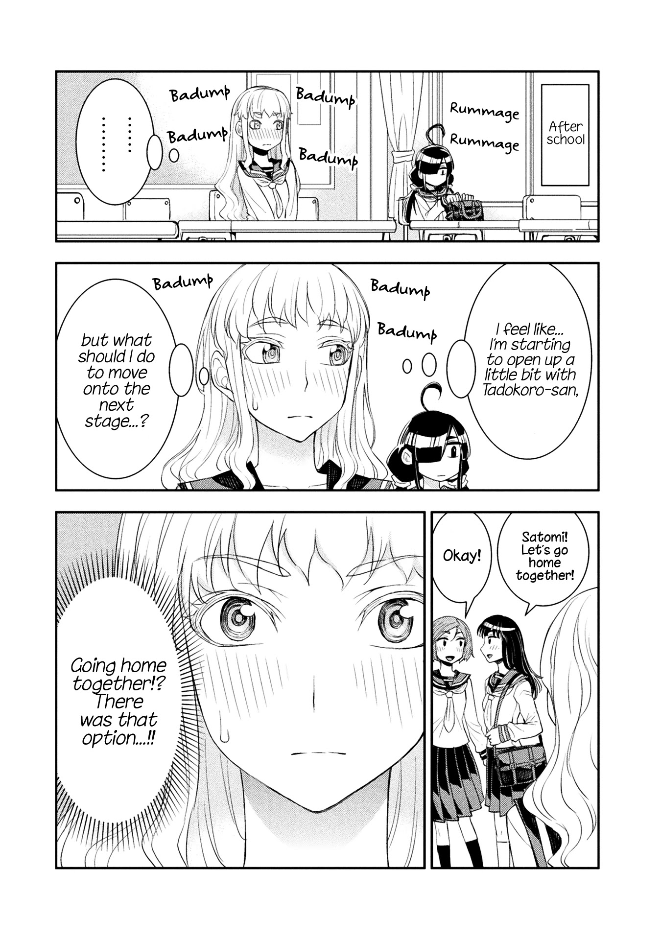 Tadokoro-san Chapter 10.5 page 2 - Chapter 10.5: Nikaidou-san Wants to Go Home Together