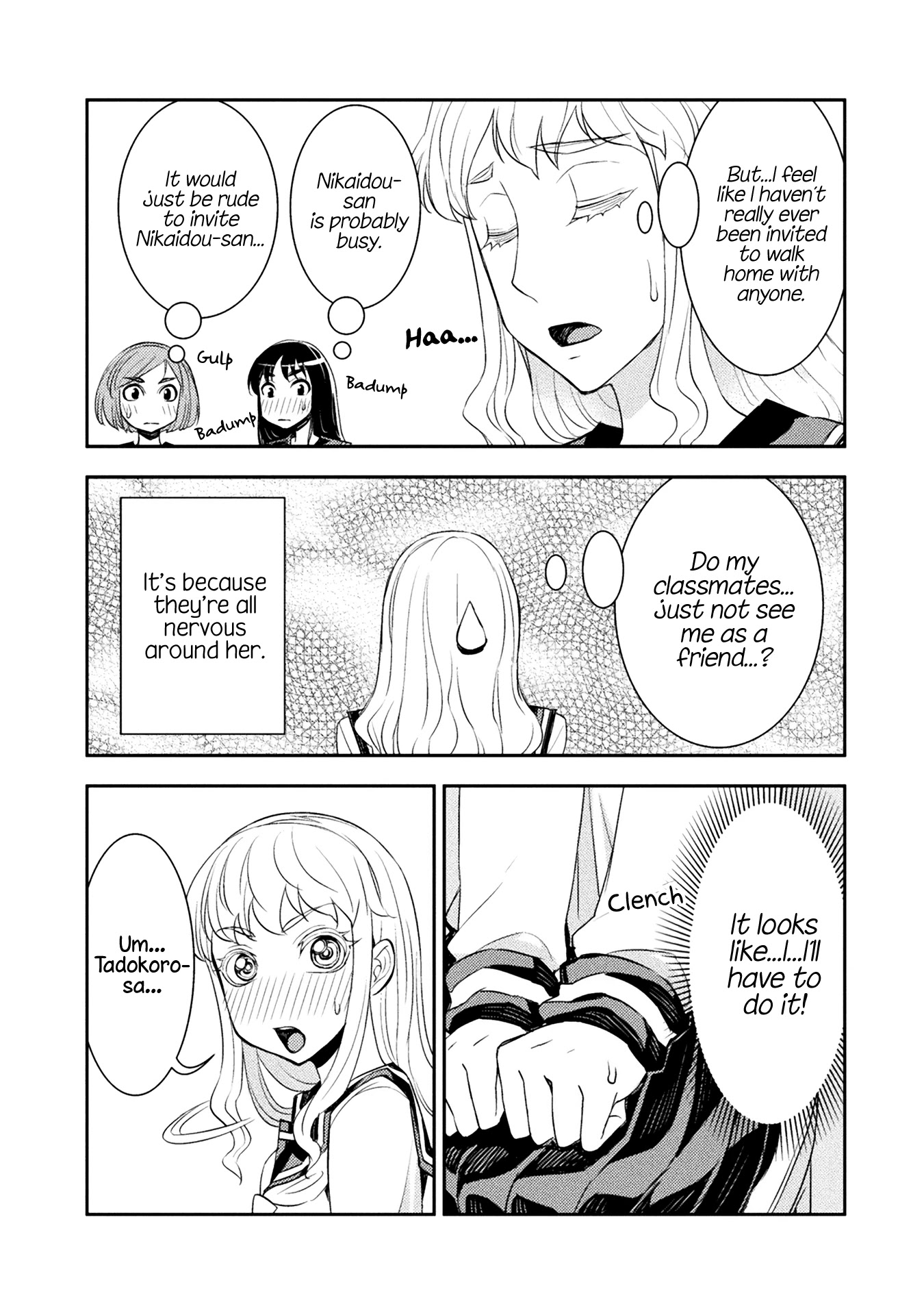 Tadokoro-san Chapter 10.5 page 3 - Chapter 10.5: Nikaidou-san Wants to Go Home Together