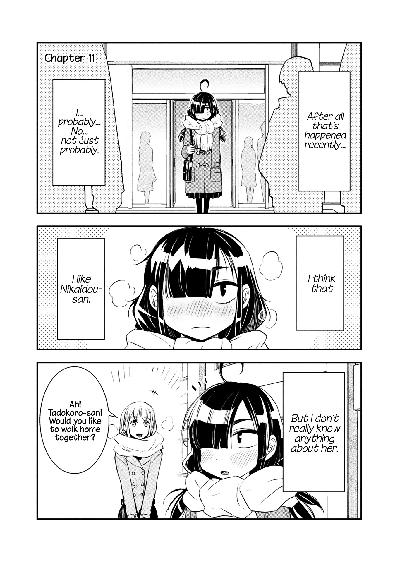 Tadokoro-san Chapter 11 page 1 - Chapter 11
