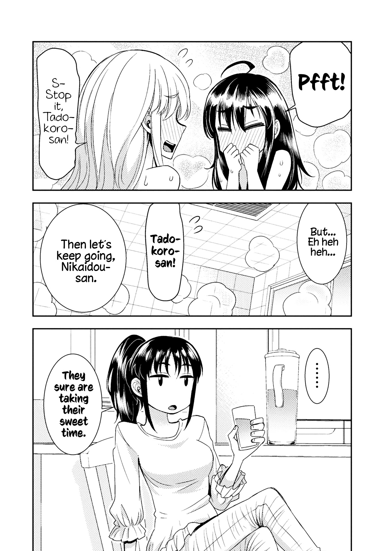 Tadokoro-san Chapter 34.5 page 8 - Chapter 34.5: Washing Each Other