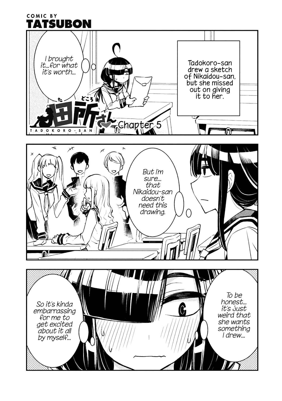 Tadokoro-san Chapter 5 page 1 - Chapter 5