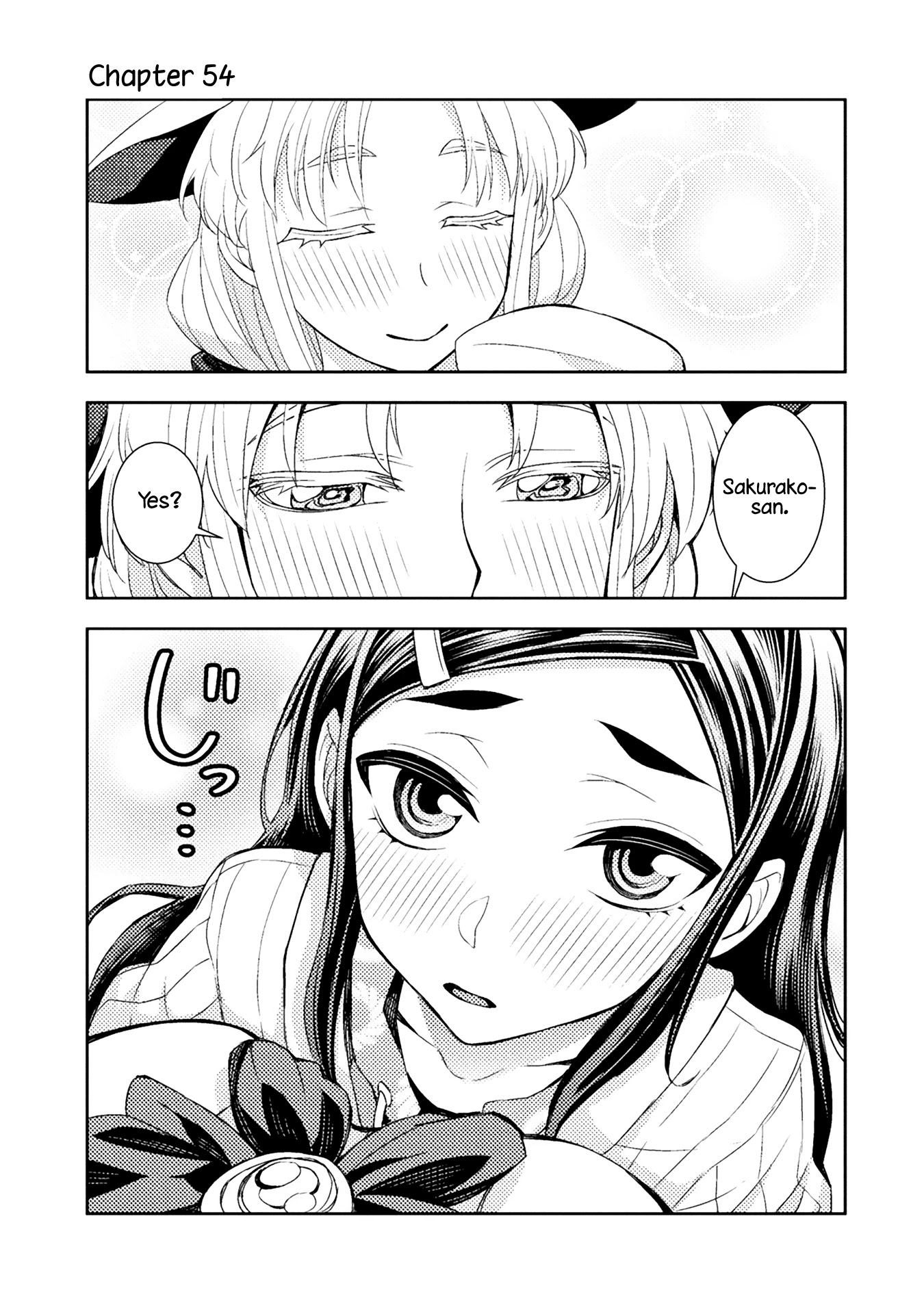 Tadokoro-san Chapter 54 page 1 - Chapter 54