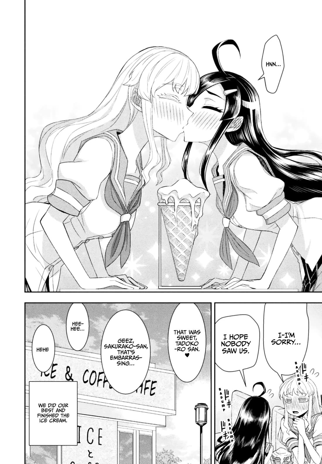 Tadokoro-san Chapter 81.5 page 8 - Chapter 81.5: Bonus chapter: Ice cream for 2