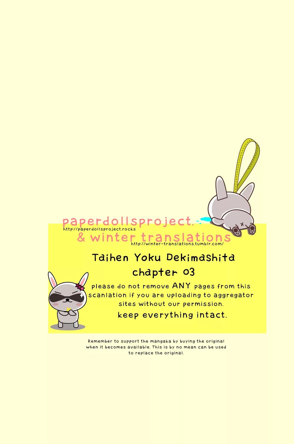 Taihen Yoku Dekimashita. Chapter 3 page 2 - Chapter 3