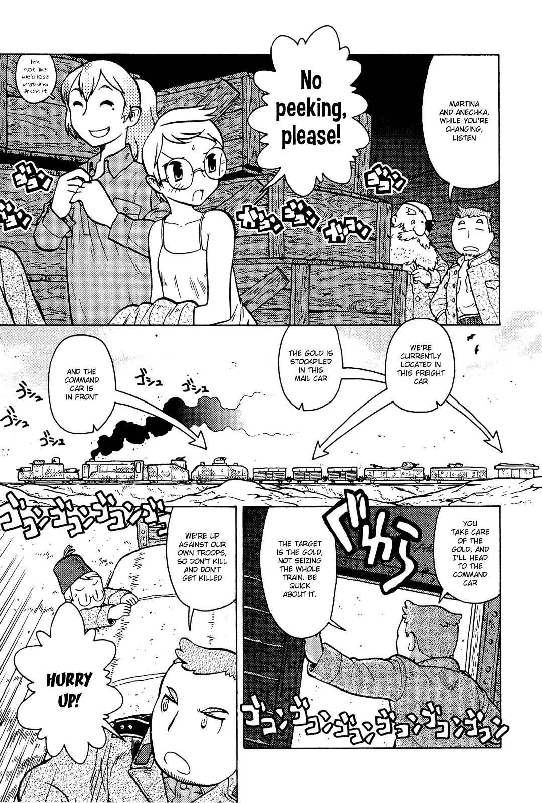 Taihou to Stamp Chapter 5 page 10 - Chapter 5: An Armored Train Robbery, Probably