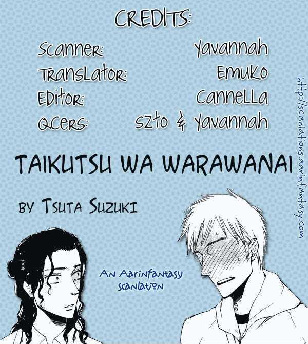 Taikutsu wa Warawanai Chapter 1 page 1 - Chapter 1 : oneshot