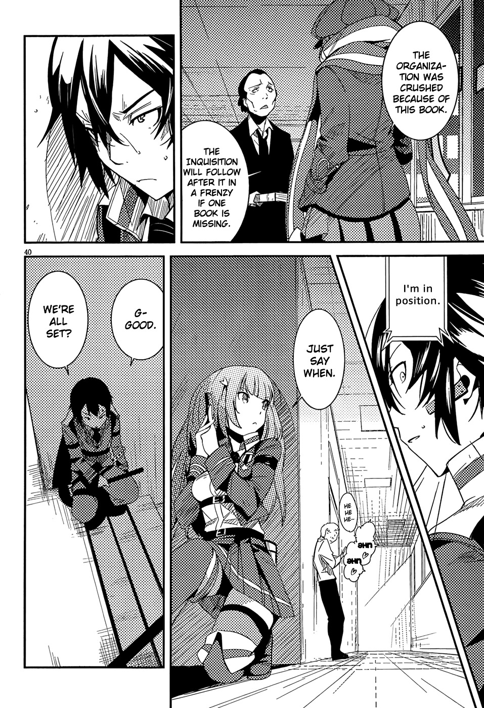 Taimadou Gakuen 35 Shiken Shoutai Chapter 1 page 43 - Chapter 1: Problem Children, Assemble!