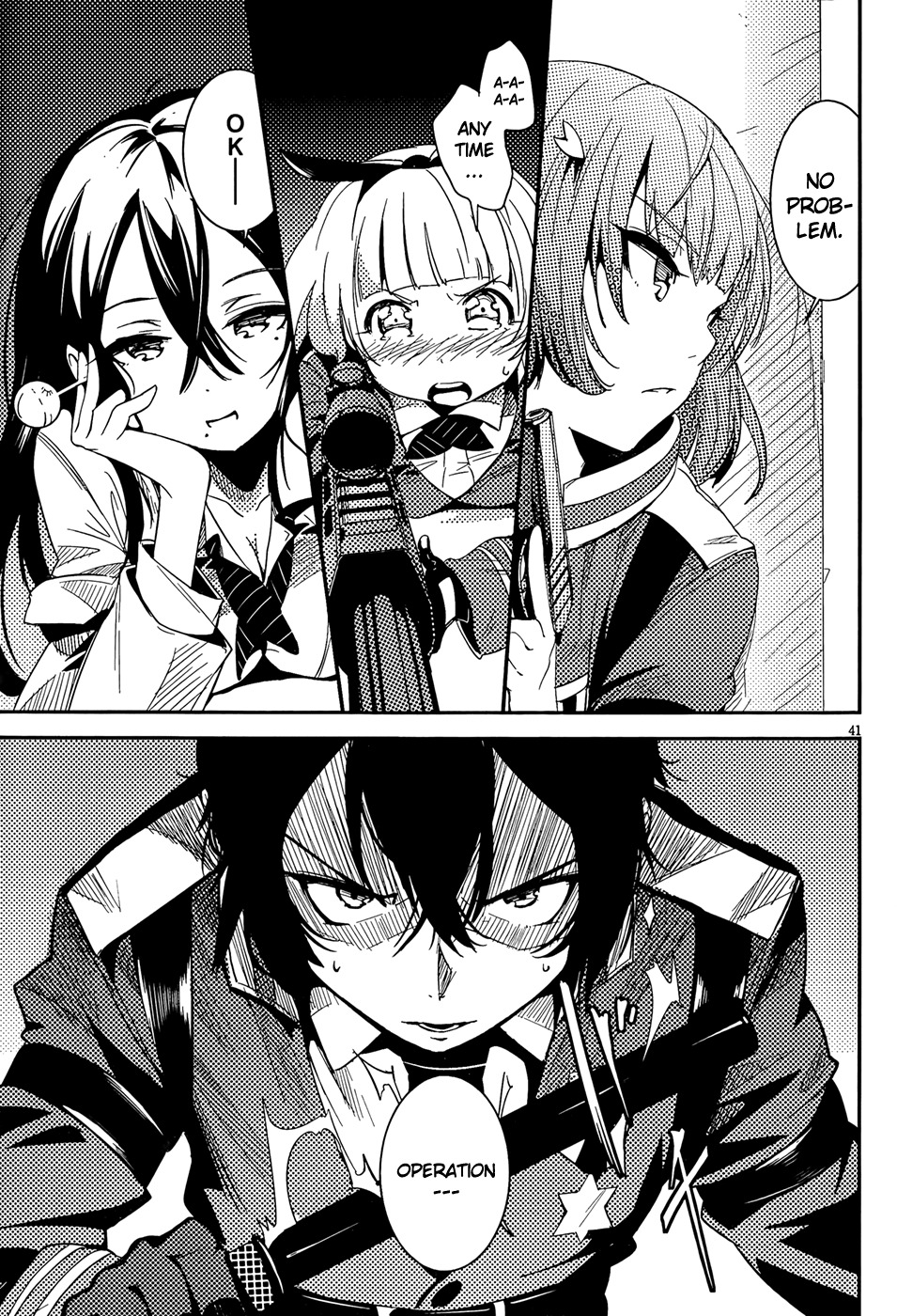 Taimadou Gakuen 35 Shiken Shoutai Chapter 1 page 44 - Chapter 1: Problem Children, Assemble!