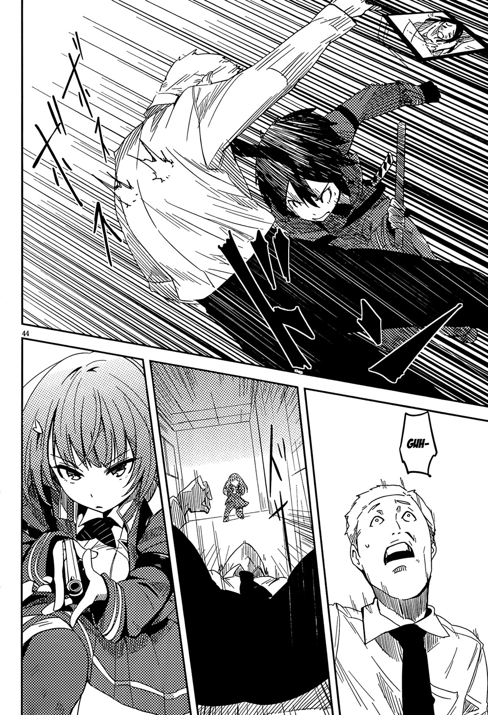 Taimadou Gakuen 35 Shiken Shoutai Chapter 1 page 46 - Chapter 1: Problem Children, Assemble!