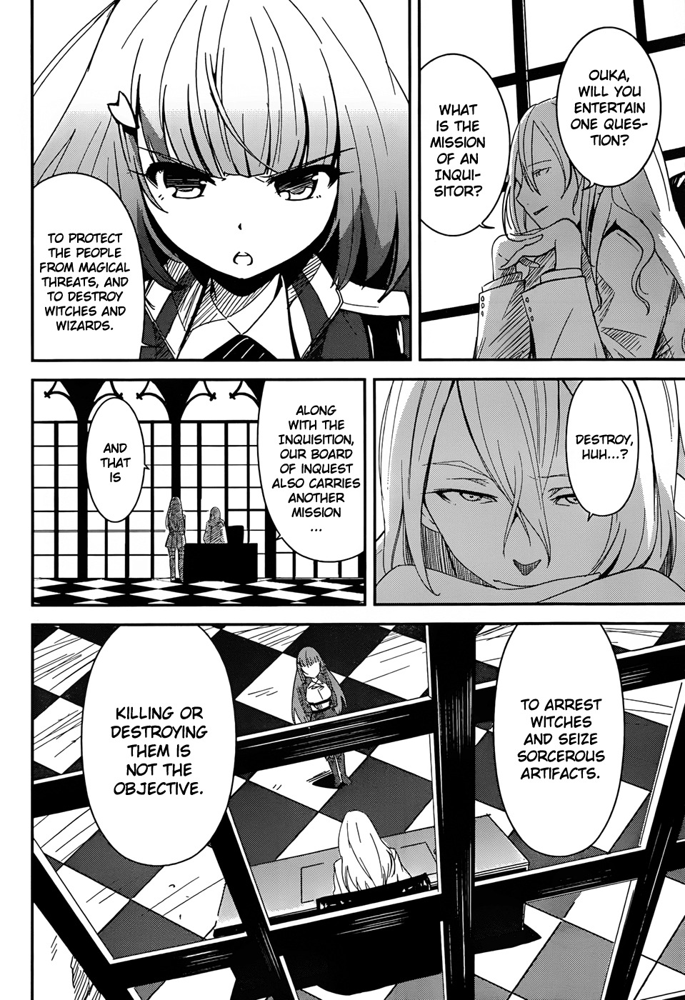 Taimadou Gakuen 35 Shiken Shoutai Chapter 1 page 6 - Chapter 1: Problem Children, Assemble!
