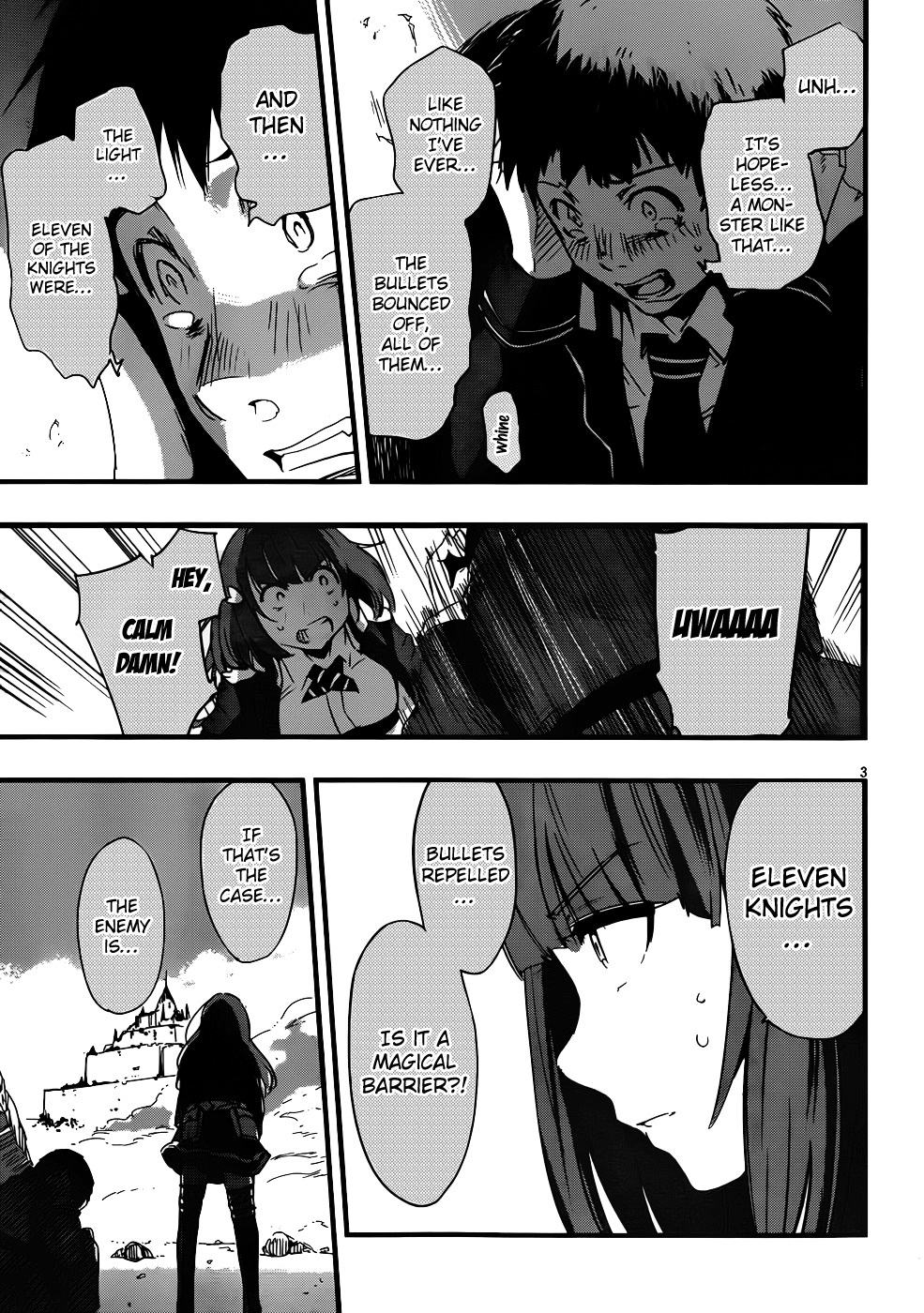 Taimadou Gakuen 35 Shiken Shoutai Chapter 11 page 6 - Chapter 11: Call of Heroes (Part 2)