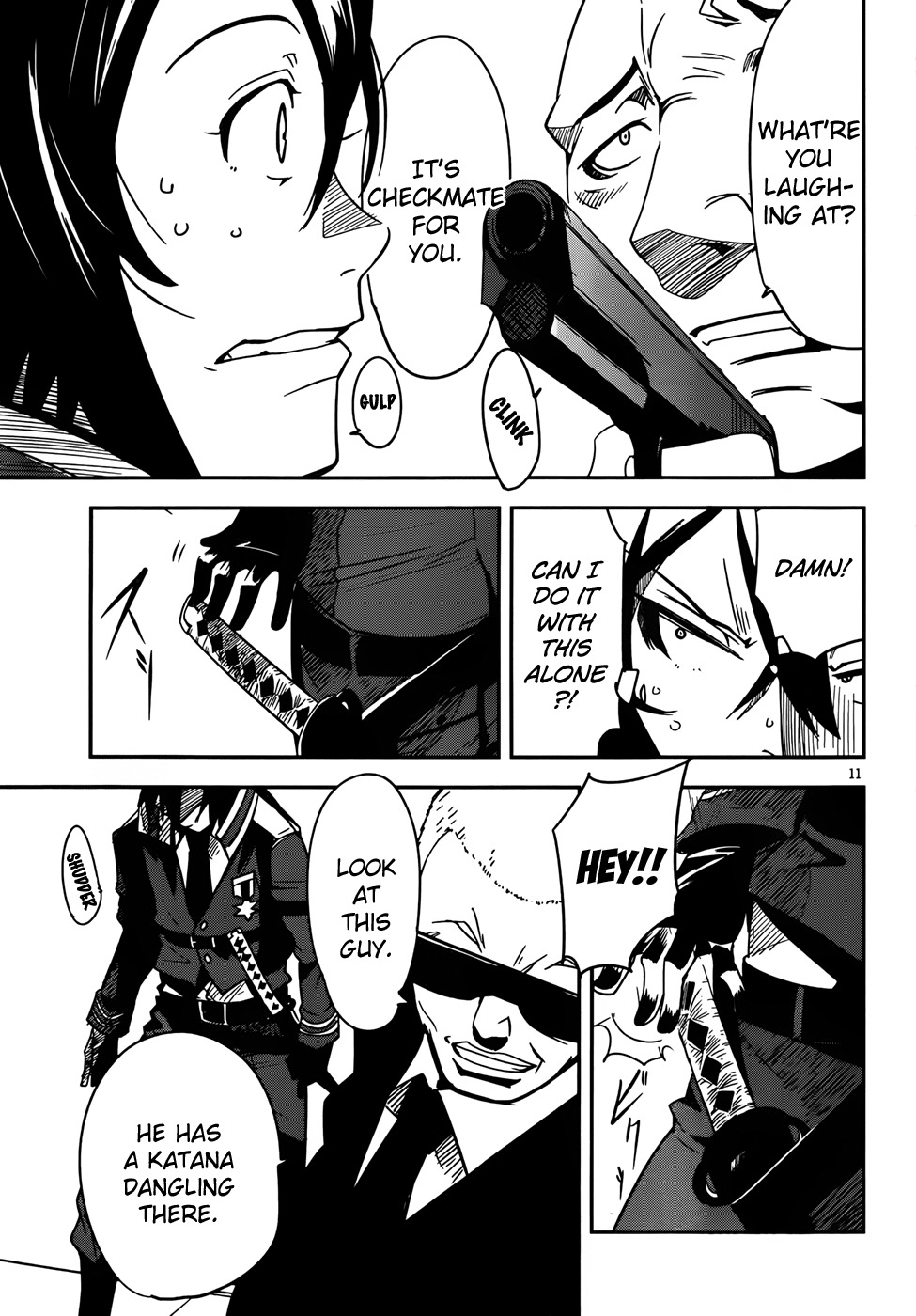 Taimadou Gakuen 35 Shiken Shoutai Chapter 2 page 12 - Chapter 2: Sally Forth! Small Fry Platoon!