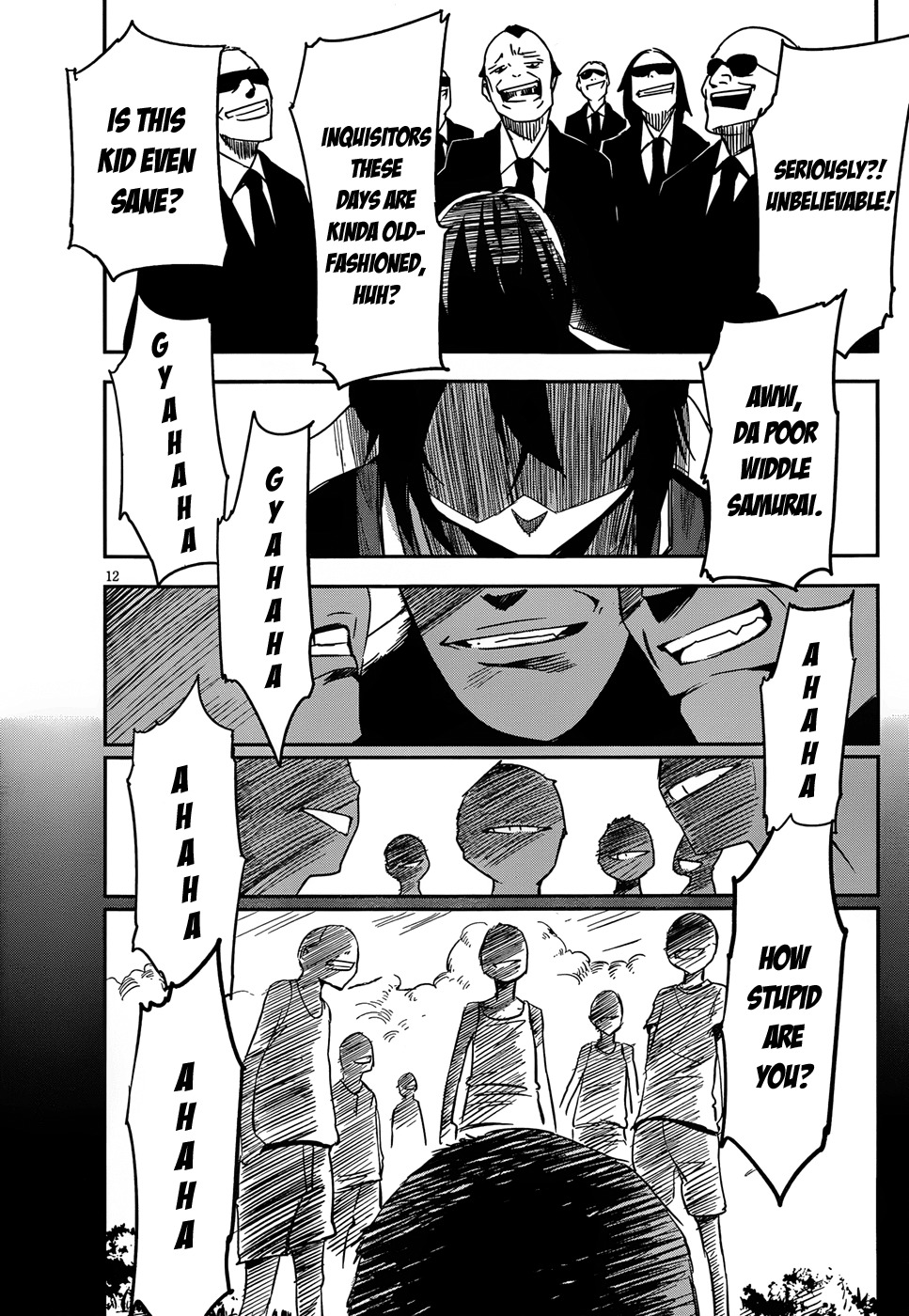 Taimadou Gakuen 35 Shiken Shoutai Chapter 2 page 13 - Chapter 2: Sally Forth! Small Fry Platoon!