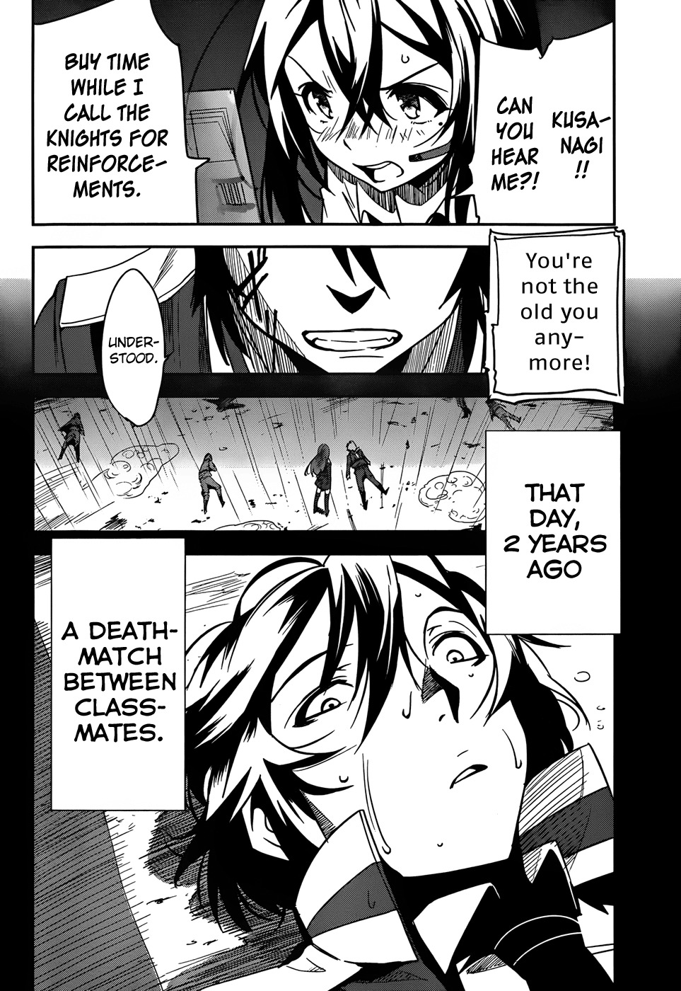 Taimadou Gakuen 35 Shiken Shoutai Chapter 2 page 15 - Chapter 2: Sally Forth! Small Fry Platoon!