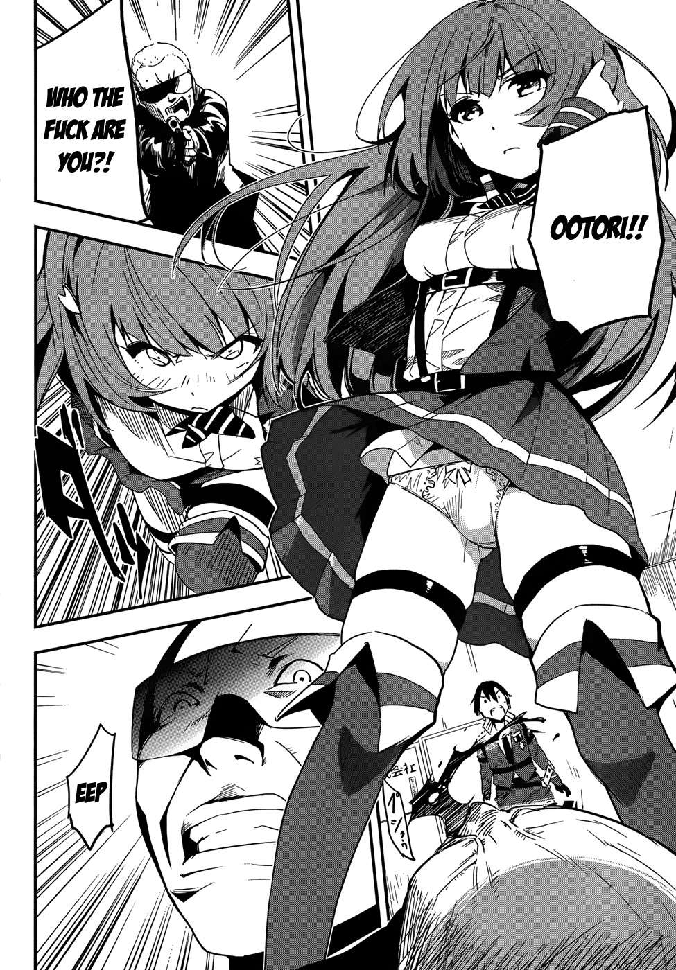 Taimadou Gakuen 35 Shiken Shoutai Chapter 3 page 11 - Chapter 3: Sally Forth! Small Fry Platoon! (Part 2)