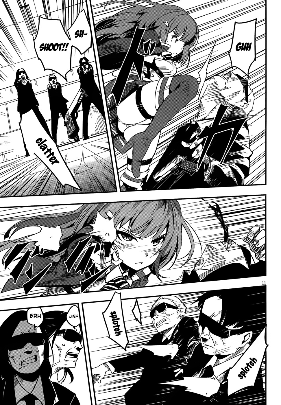 Taimadou Gakuen 35 Shiken Shoutai Chapter 3 page 12 - Chapter 3: Sally Forth! Small Fry Platoon! (Part 2)