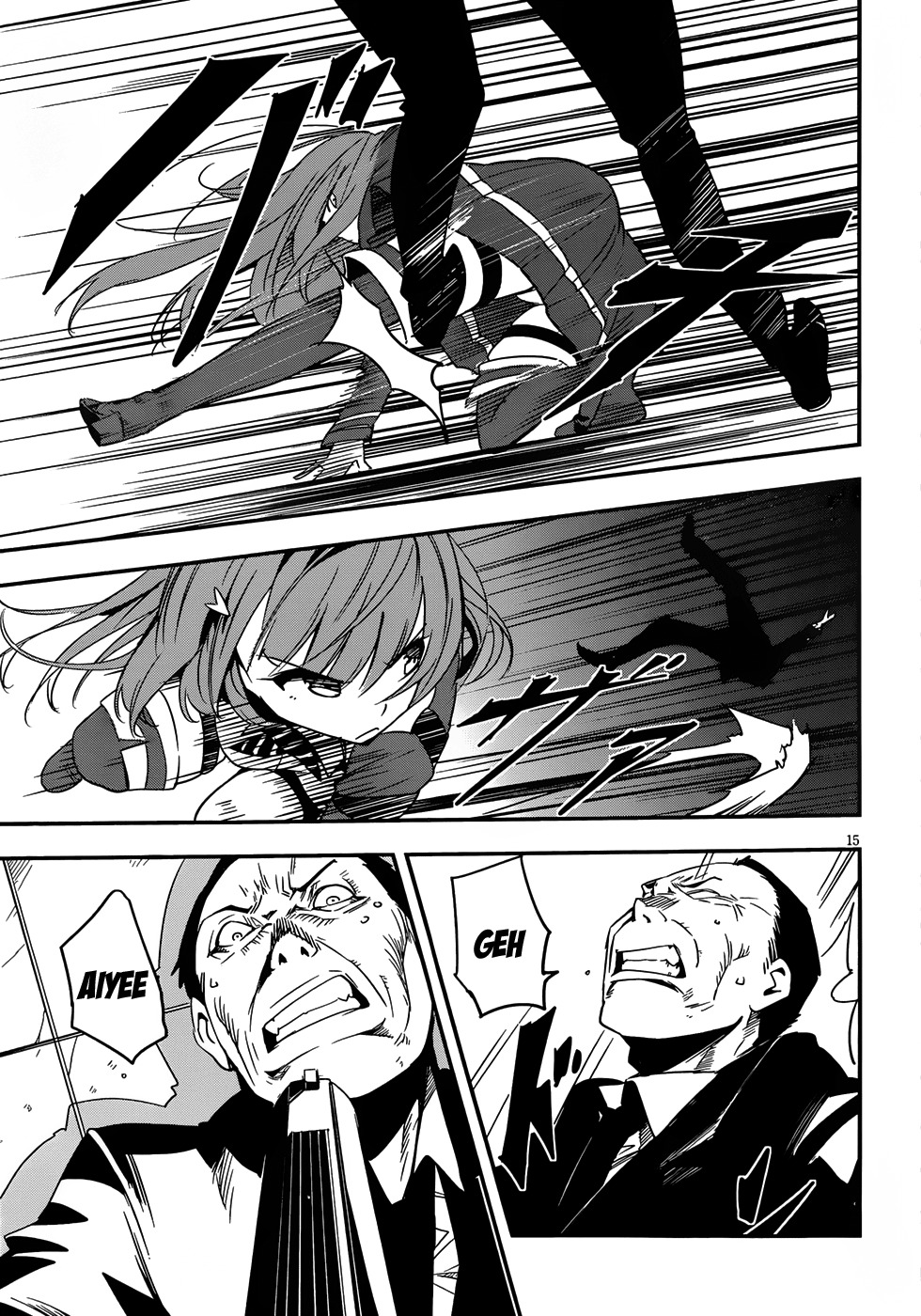 Taimadou Gakuen 35 Shiken Shoutai Chapter 3 page 15 - Chapter 3: Sally Forth! Small Fry Platoon! (Part 2)