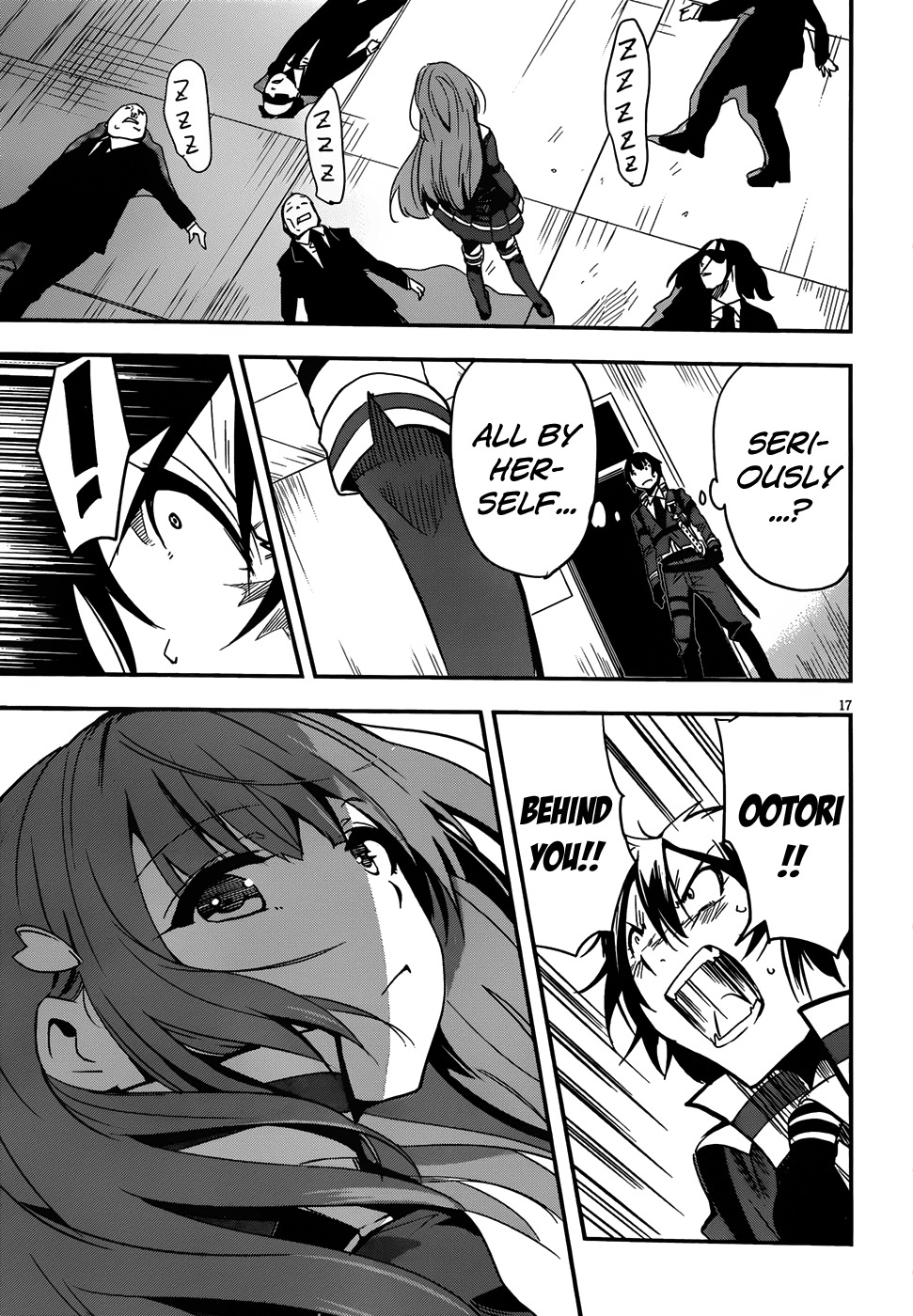Taimadou Gakuen 35 Shiken Shoutai Chapter 3 page 17 - Chapter 3: Sally Forth! Small Fry Platoon! (Part 2)