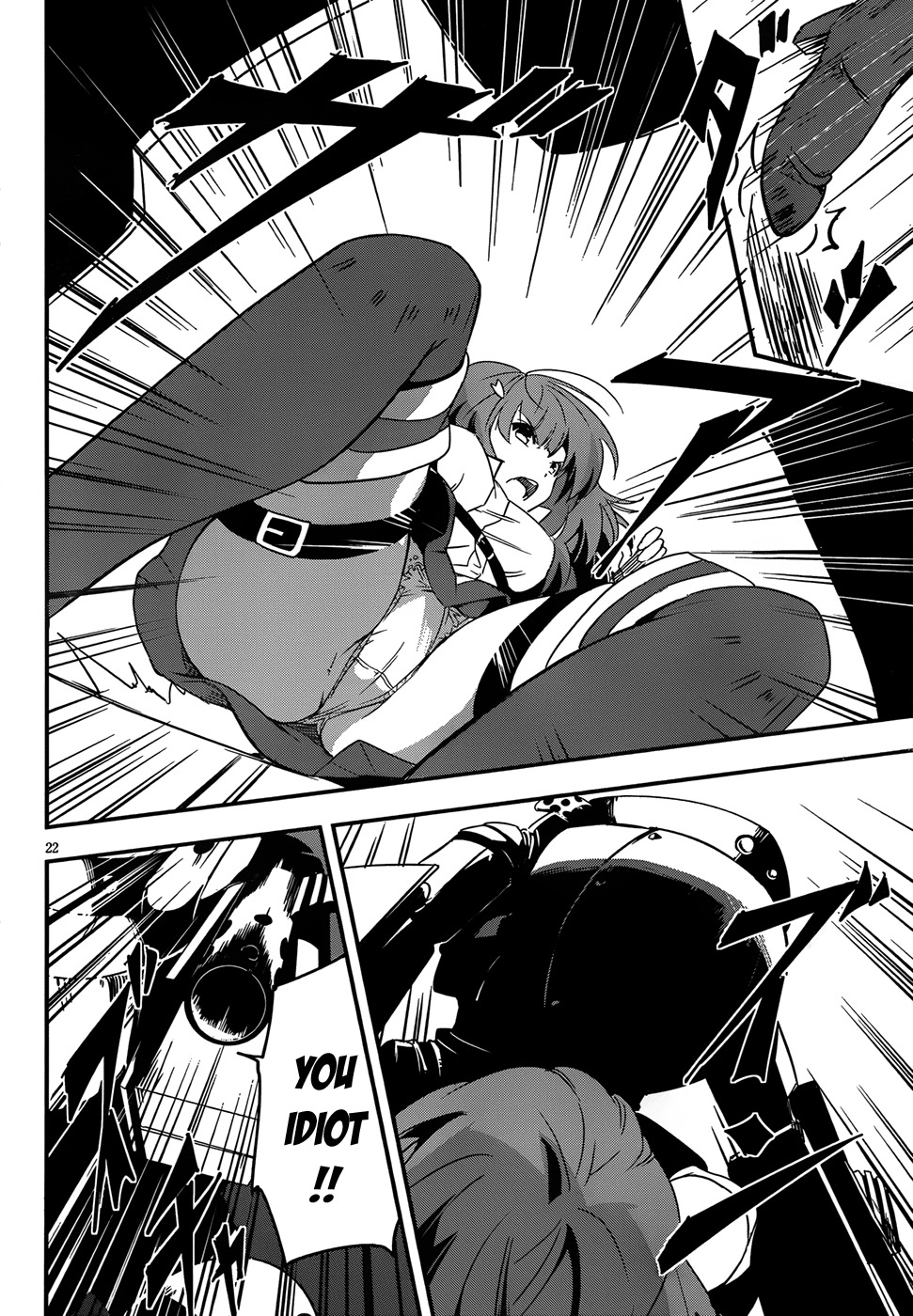 Taimadou Gakuen 35 Shiken Shoutai Chapter 3 page 22 - Chapter 3: Sally Forth! Small Fry Platoon! (Part 2)