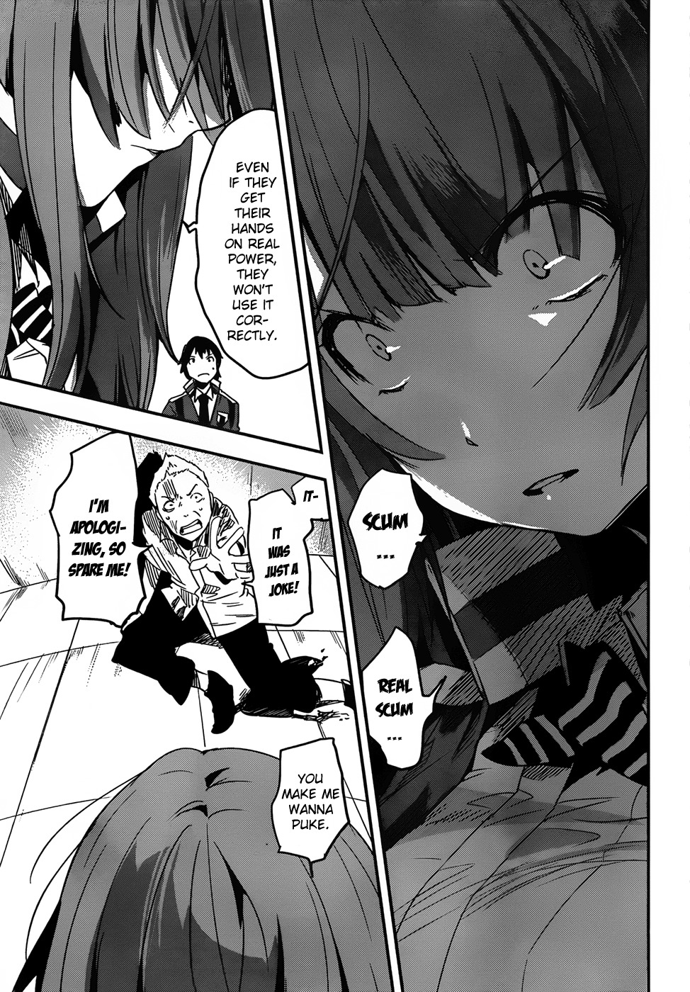 Taimadou Gakuen 35 Shiken Shoutai Chapter 3 page 33 - Chapter 3: Sally Forth! Small Fry Platoon! (Part 2)