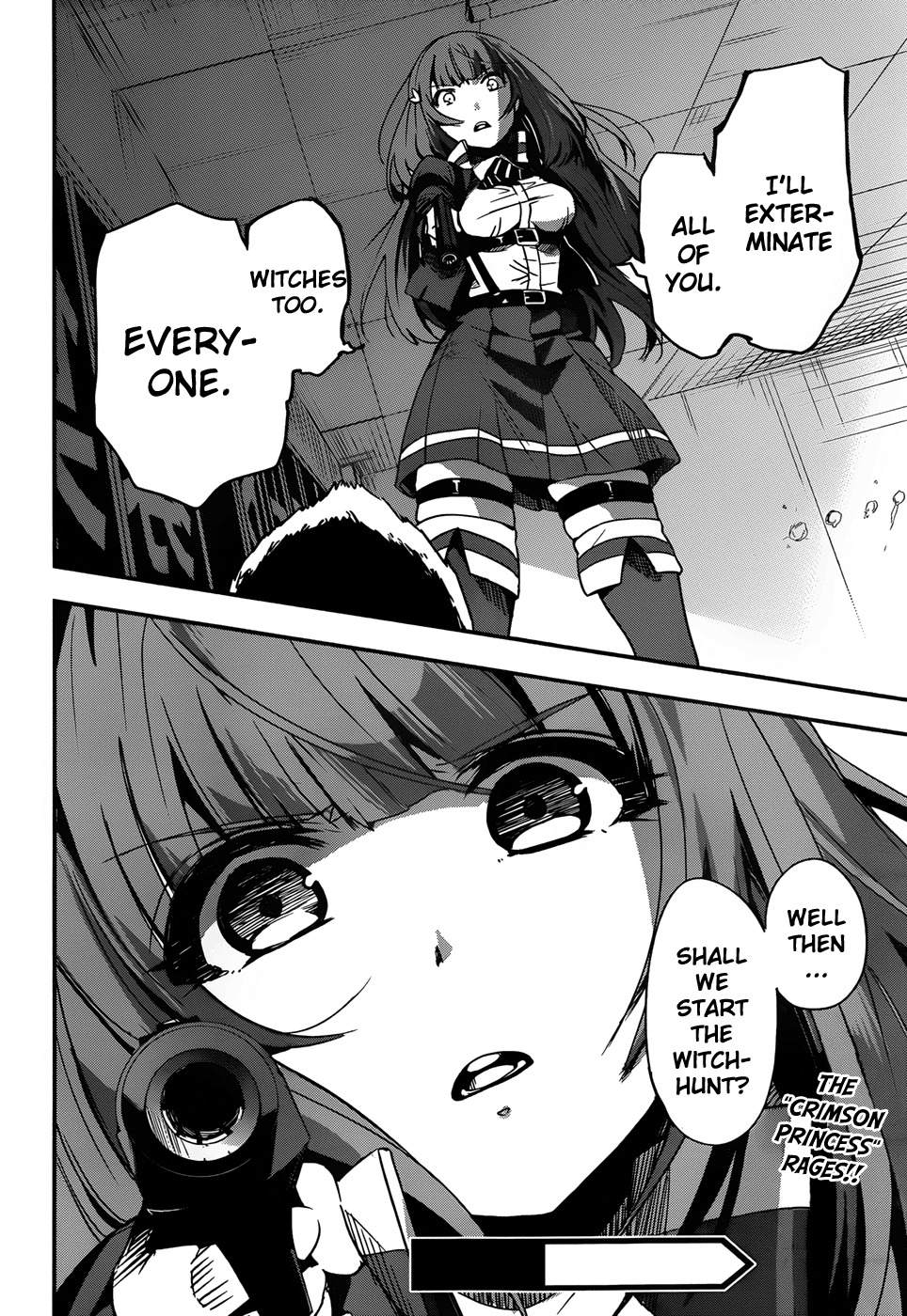Taimadou Gakuen 35 Shiken Shoutai Chapter 3 page 34 - Chapter 3: Sally Forth! Small Fry Platoon! (Part 2)