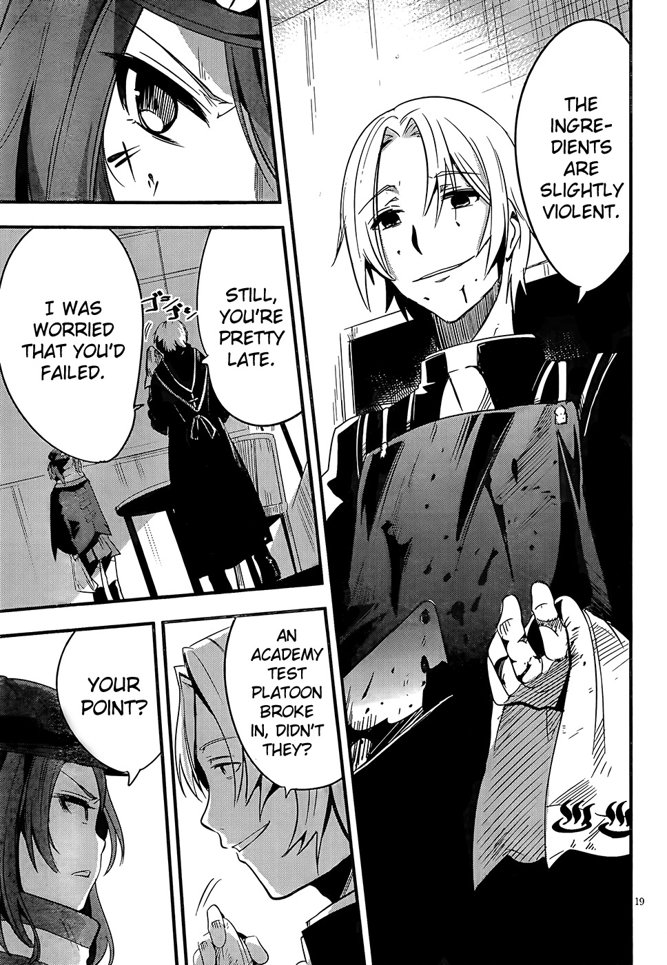 Taimadou Gakuen 35 Shiken Shoutai Chapter 4 page 18 - Chapter 4: Sally Forth! Small Fry Platoon! (Part 3)