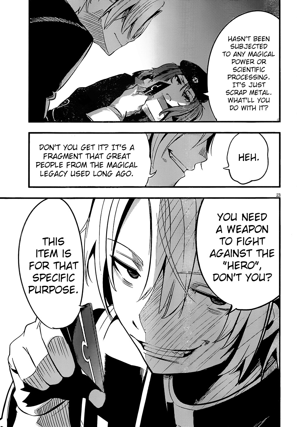 Taimadou Gakuen 35 Shiken Shoutai Chapter 4 page 22 - Chapter 4: Sally Forth! Small Fry Platoon! (Part 3)