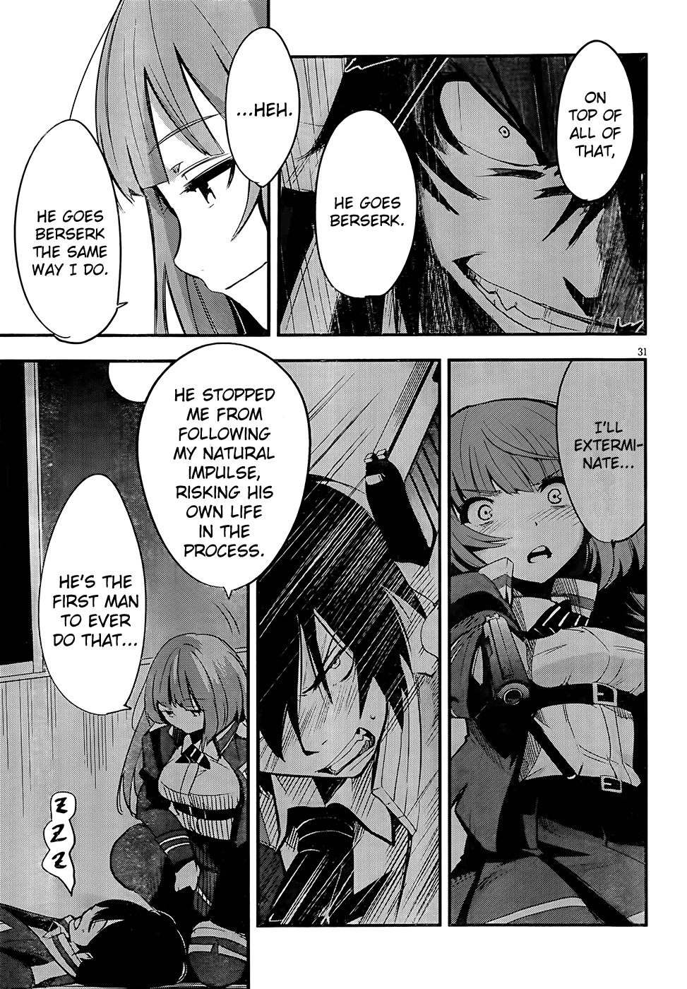 Taimadou Gakuen 35 Shiken Shoutai Chapter 4 page 29 - Chapter 4: Sally Forth! Small Fry Platoon! (Part 3)