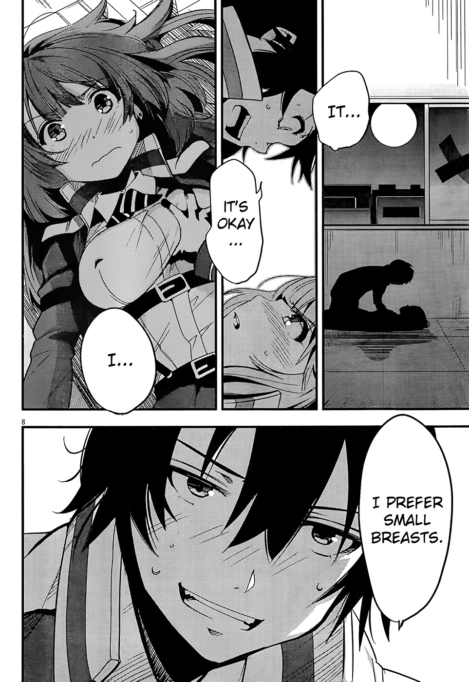 Taimadou Gakuen 35 Shiken Shoutai Chapter 4 page 7 - Chapter 4: Sally Forth! Small Fry Platoon! (Part 3)