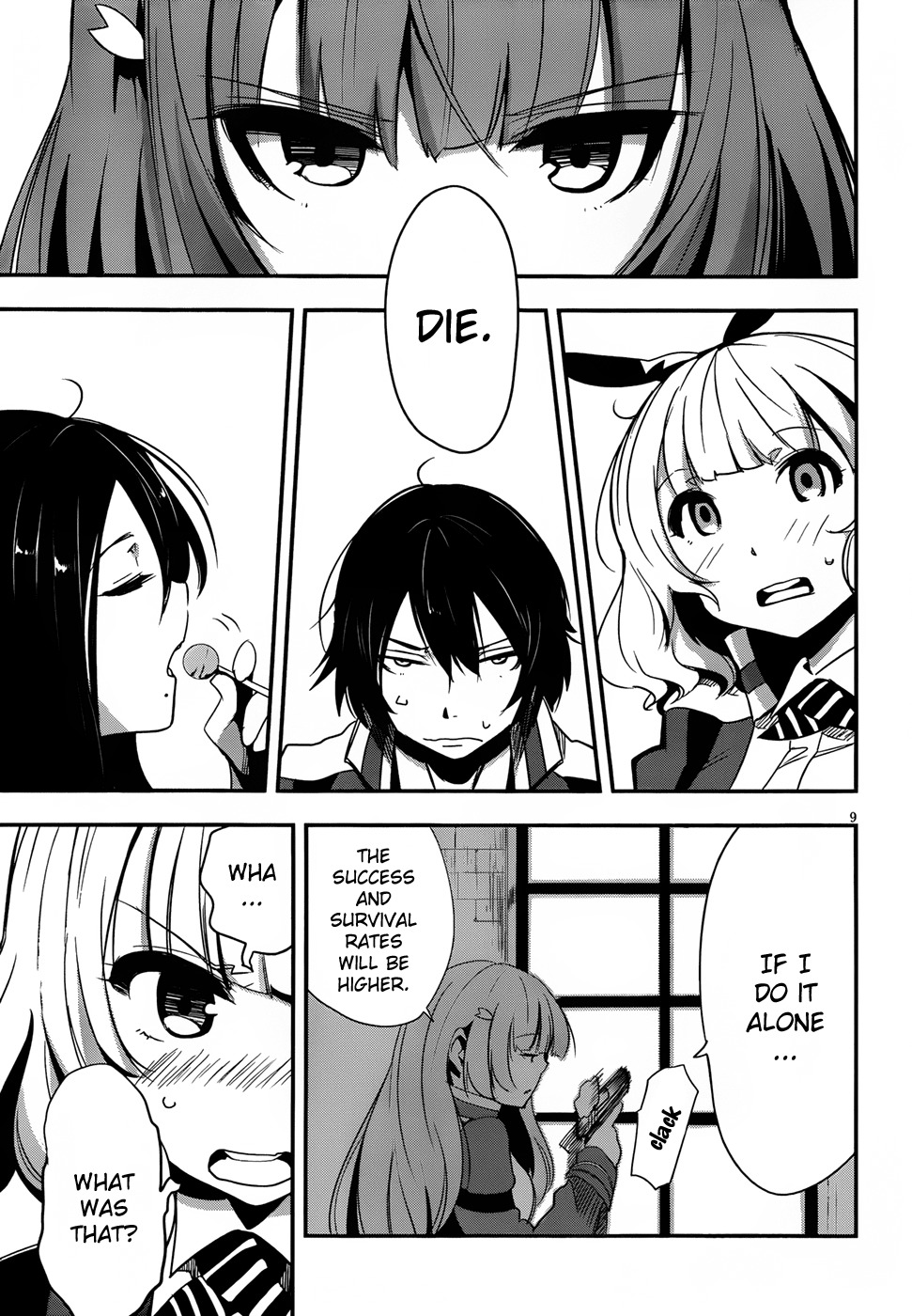 Taimadou Gakuen 35 Shiken Shoutai Chapter 5 page 10 - Chapter 5: The Incompetent Ones