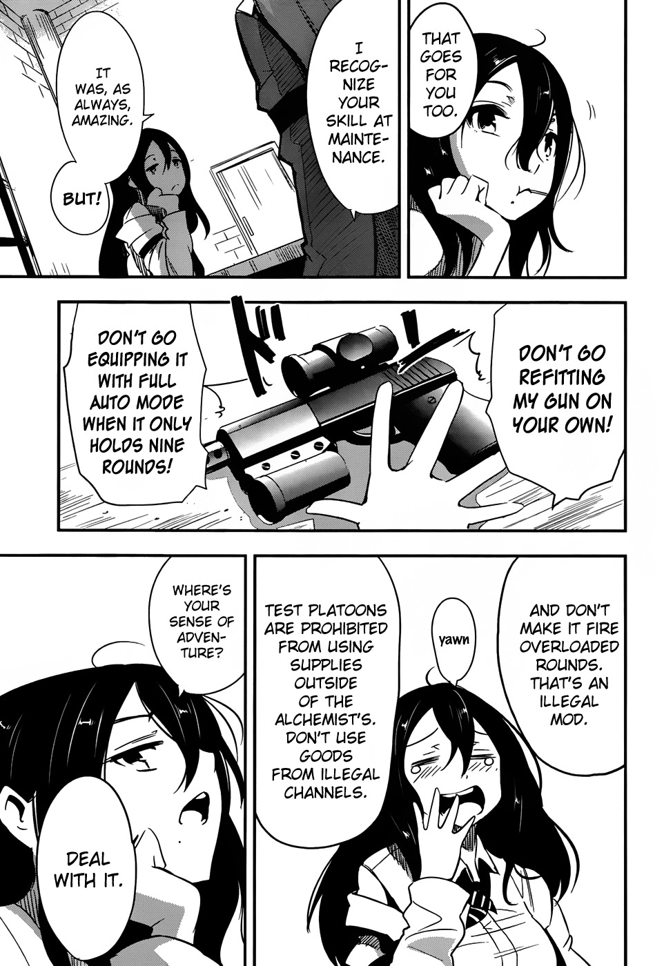 Taimadou Gakuen 35 Shiken Shoutai Chapter 5 page 12 - Chapter 5: The Incompetent Ones