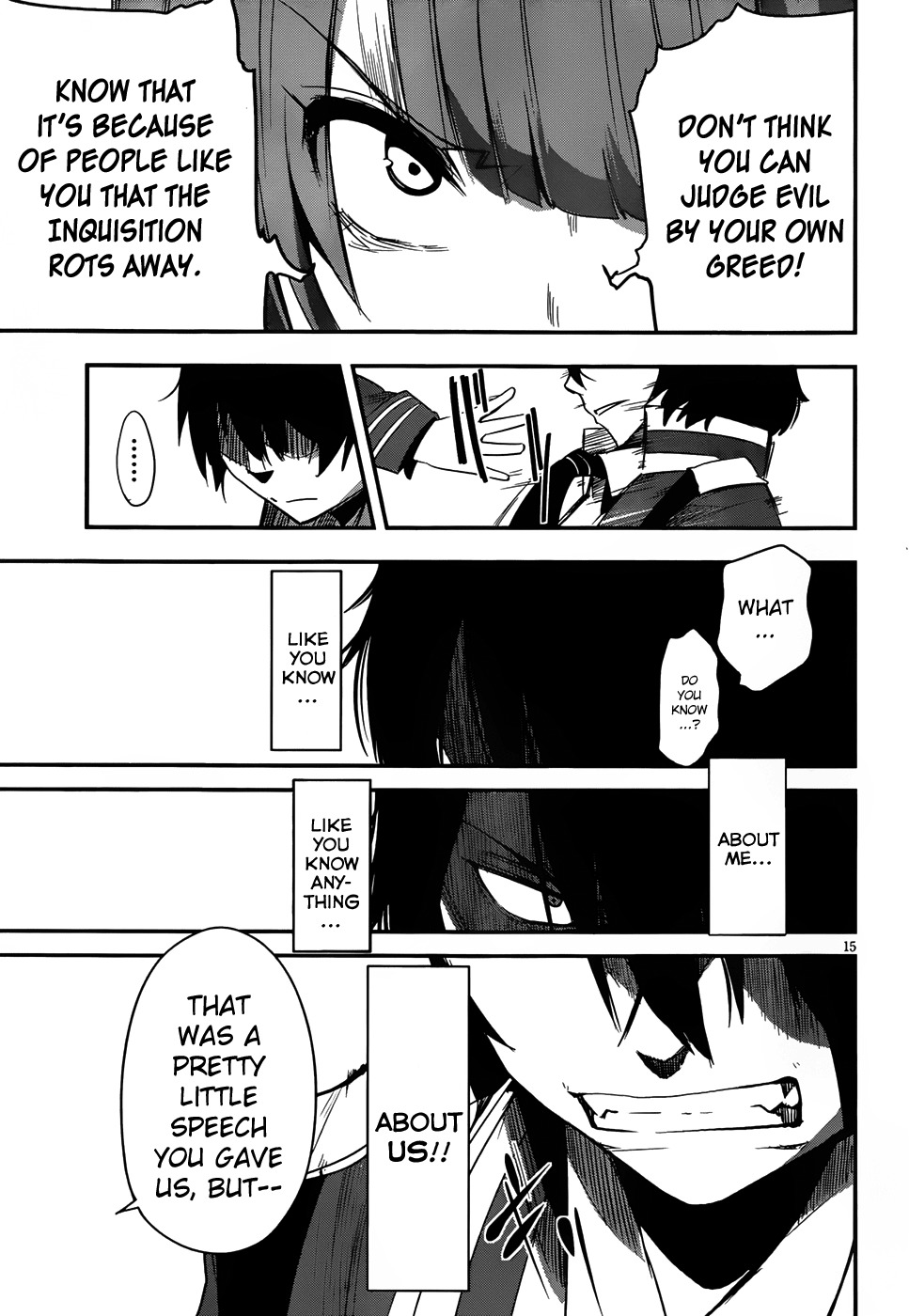 Taimadou Gakuen 35 Shiken Shoutai Chapter 5 page 16 - Chapter 5: The Incompetent Ones