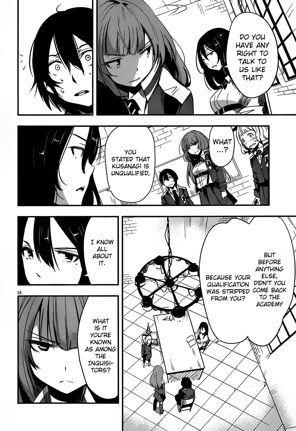 Taimadou Gakuen 35 Shiken Shoutai Chapter 5 page 17 - Chapter 5: The Incompetent Ones
