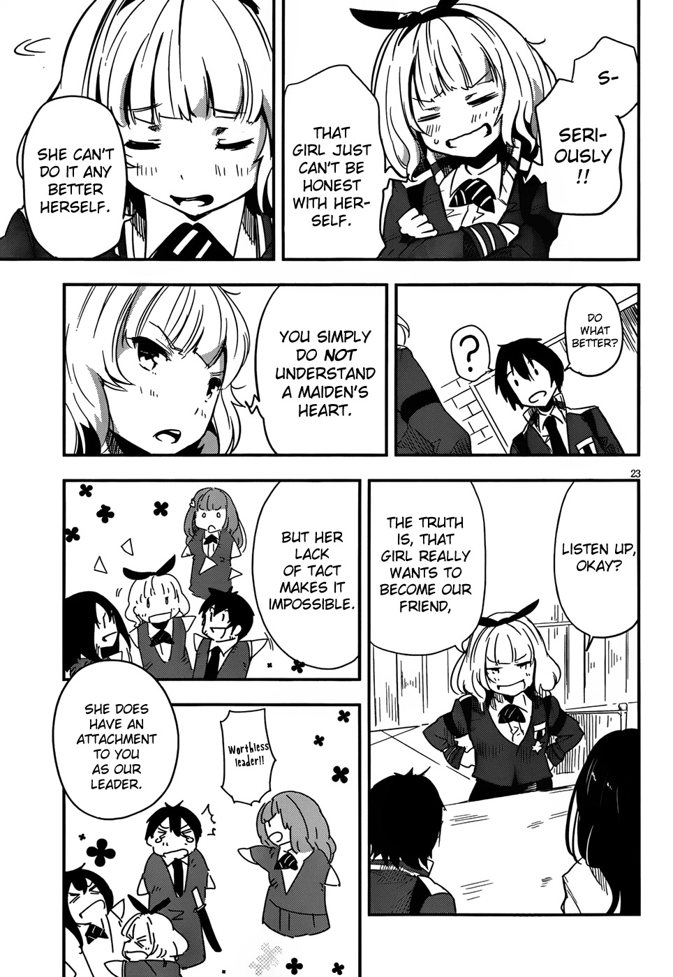 Taimadou Gakuen 35 Shiken Shoutai Chapter 5 page 24 - Chapter 5: The Incompetent Ones