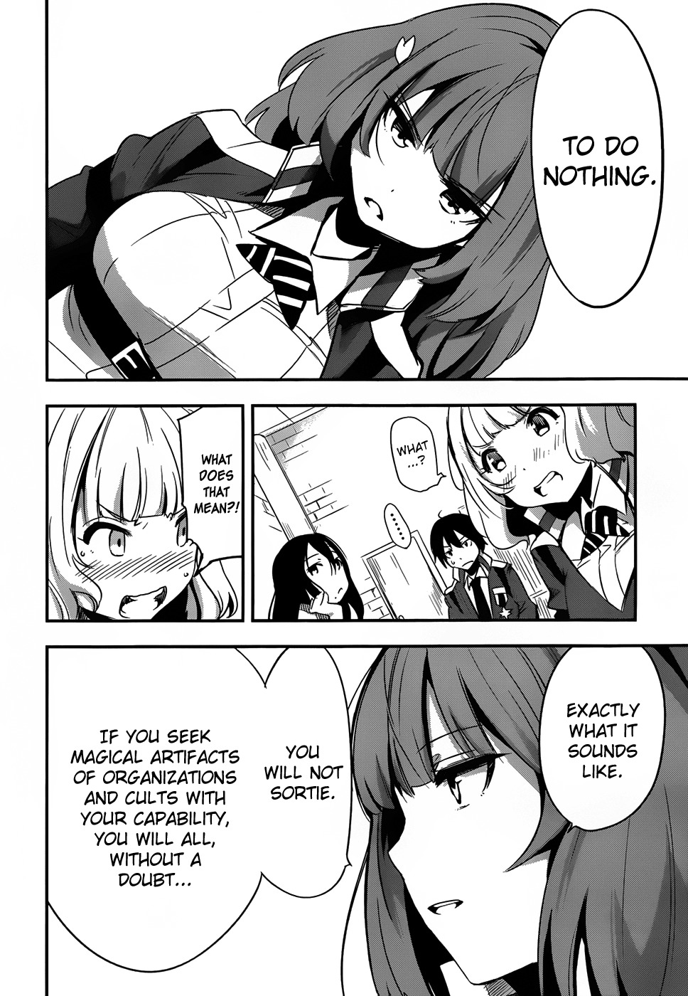 Taimadou Gakuen 35 Shiken Shoutai Chapter 5 page 9 - Chapter 5: The Incompetent Ones
