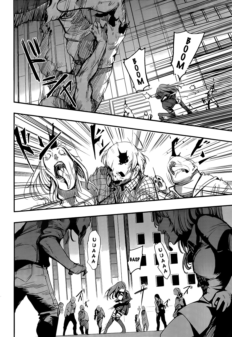 Taimadou Gakuen 35 Shiken Shoutai Chapter 9 page 13 - Chapter 9: Call of Heroes (Part 1)